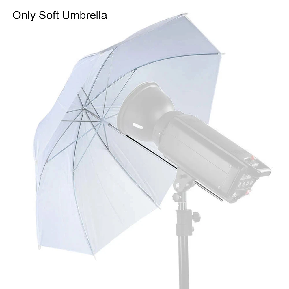 Photography Umbrella Light - 20 นิ้วสตูดิโอถ่ายภาพแสงแฟลชโปร่งแสงสีขาวถ่ายภาพ Daylight Reflector ร่มนุ่มพับได้สําหรับการถ่ายภาพ