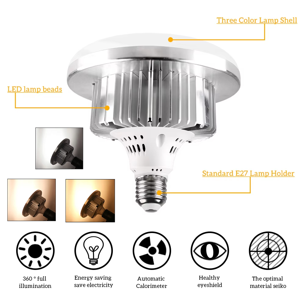 Photography Bulb - SH Professional การถ่ายภาพรีโมทคอนโทรลหลอดไฟ LED, อุณหภูมิสีที่ปรับได้ 3800