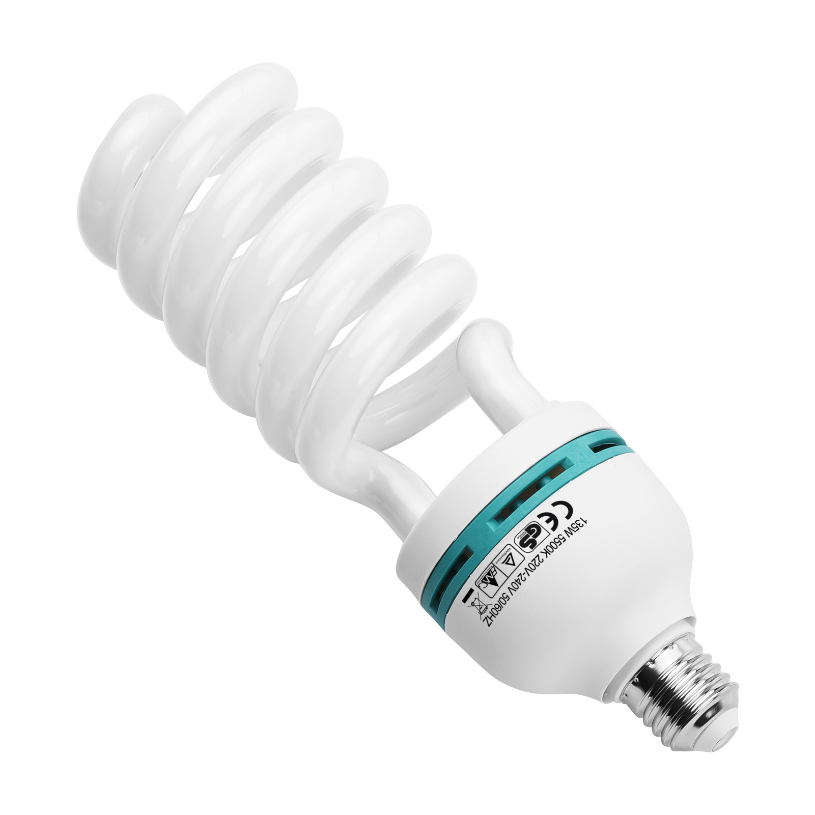 Photography Bulb - Andoer หลอดไฟเรืองแสงแบบเกลียว135W 5500K ช่องเสียบ E27กลางวันประหยัดพลังงานสำหรับสตูดิโอถ่ายภาพวิดีโอ