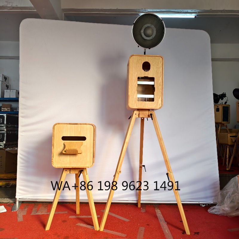 Photography Wedding - ตู้ถ่ายรูปเซลฟี่ไม้สไตล์เรโทร พร้อมระบบดิจิทัล สำหรับงานแต่งงาน งานอีเว้นท์ และการถ่ายภาพเชิงพาณิชย์