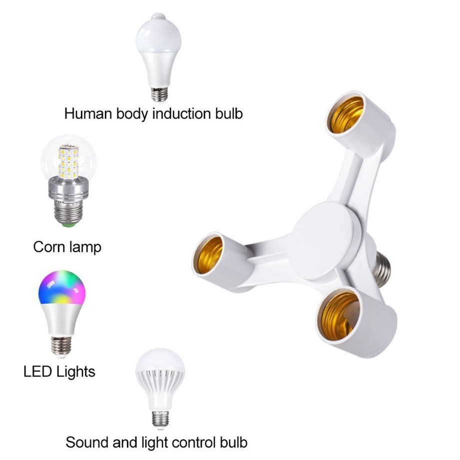 ซ็อกเก็ตหลอดไฟ 3In1 E27 ถึง E2 - Photography Bulb บทวิจารณ์และราคา