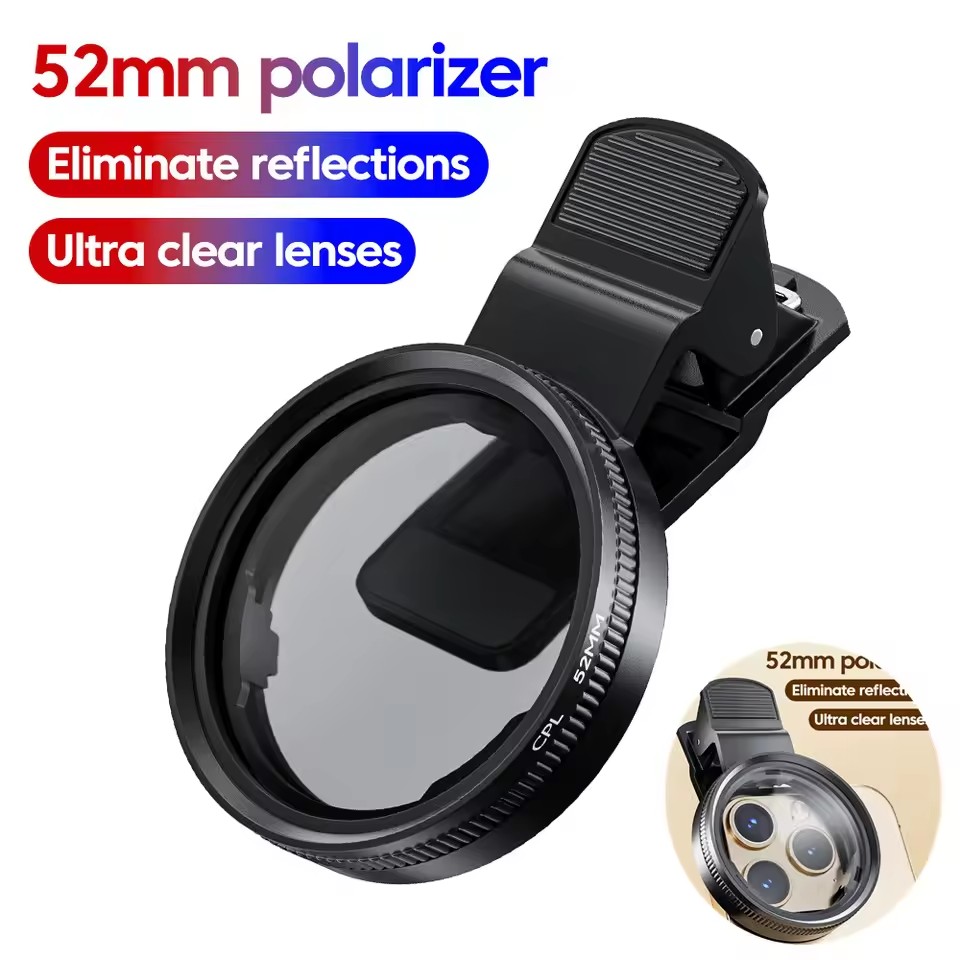 MINI 52 มม.Clip-on ตัวกรองโทรศ - Photography Kit Xiaomi 15T Pro บทวิจารณ์และราคา