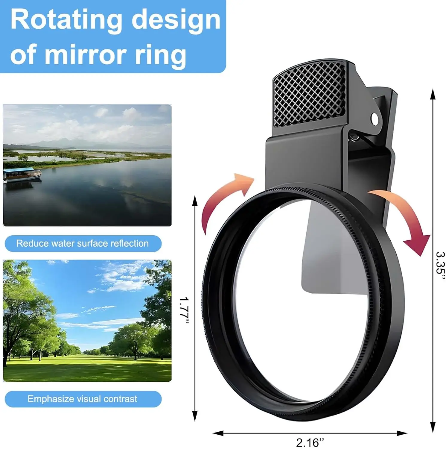 MINI 52 มม.Clip-on ตัวกรองโทรศ - Photography Kit Xiaomi 15T Pro บทวิจารณ์และราคา