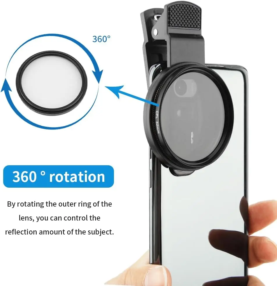 MINI 52 มม.Clip-on ตัวกรองโทรศ - Photography Kit Xiaomi 15T Pro บทวิจารณ์และราคา