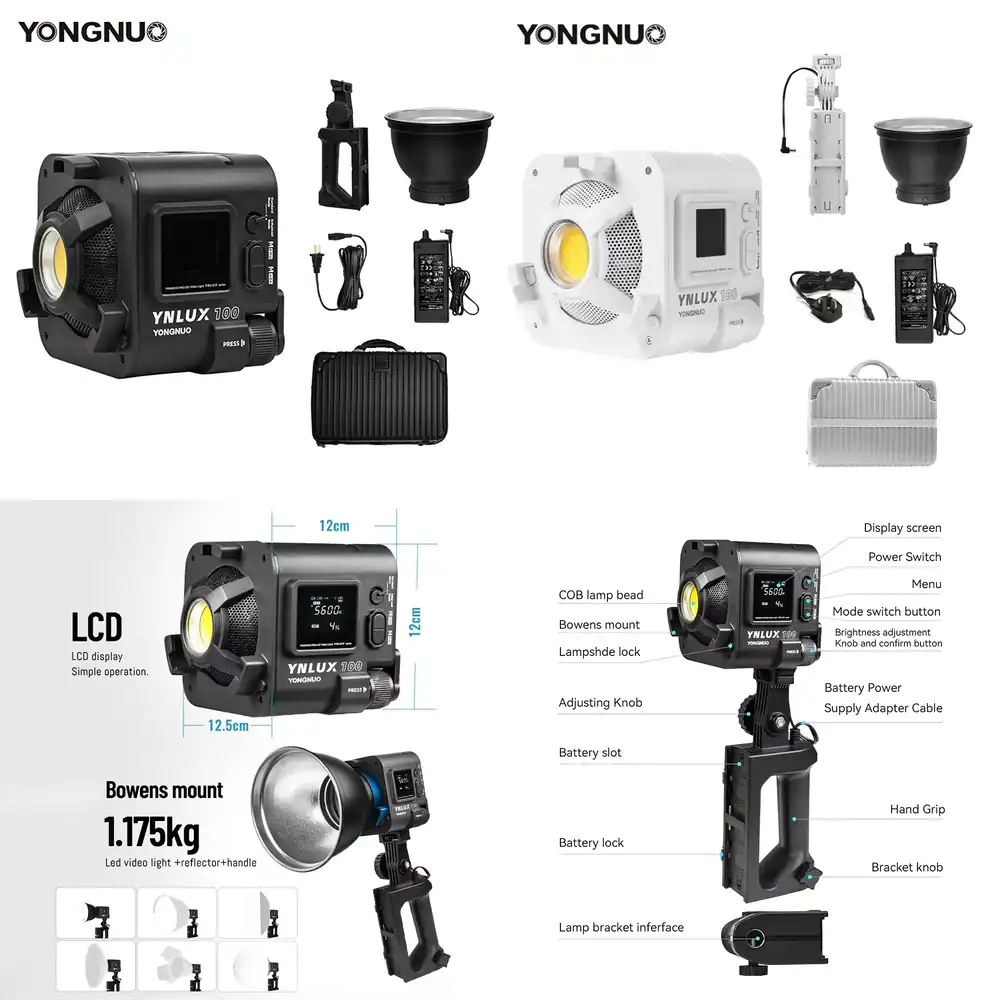 ไฟวิดีโอ LED แบบพกพา YONGNUO Y - Photography Studio บทวิจารณ์และราคา