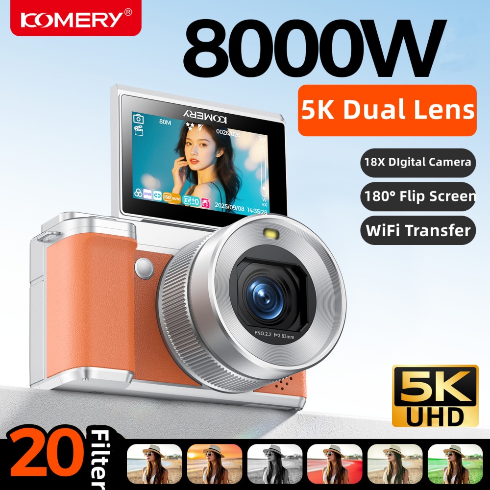 กล้องดิจิทัลเซลฟี่ 5K 80MP ซูม - Photography Nature Images บทวิจารณ์และราคา