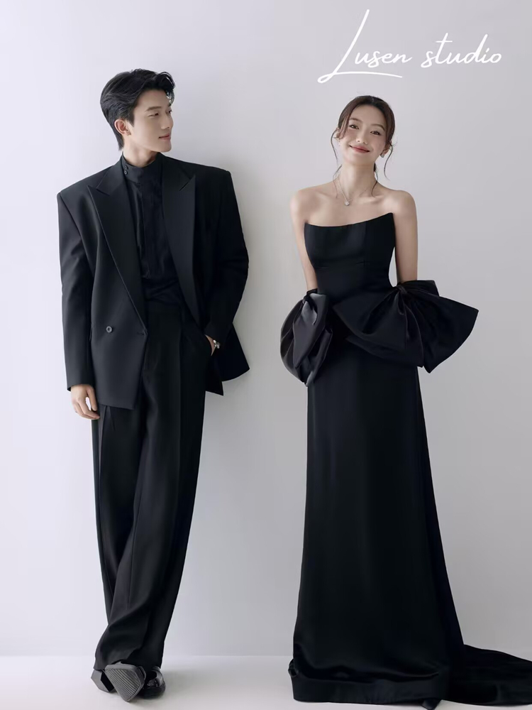 ชุดเดรสเฮปเบิร์นเปิดไหล่สีดำสไ - Photography Studio บทวิจารณ์และราคา