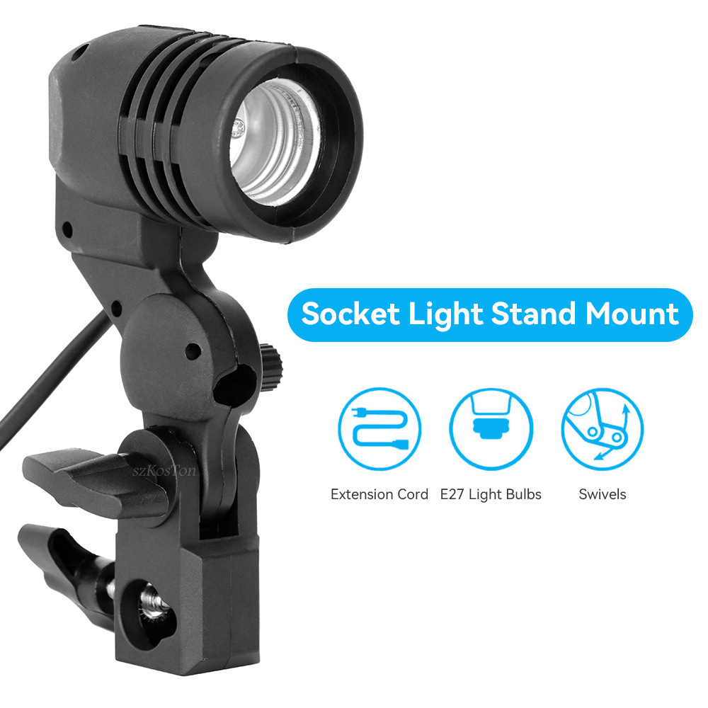 2ชิ้น/1ชิ้น E27เดี่ยวที่ตั้งหล - Photography Bulb บทวิจารณ์และราคา