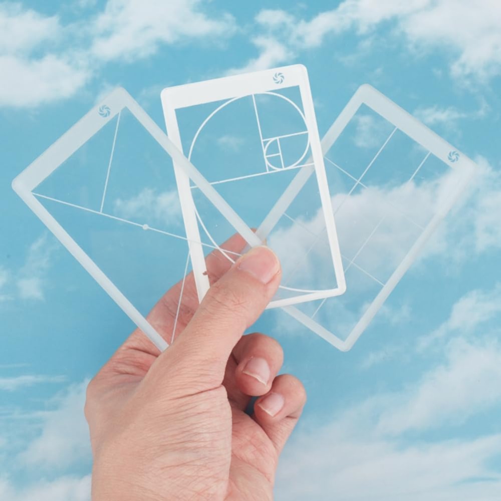 3pcs Golden Ratio View Finder  - Photography Rules Of Composition บทวิจารณ์และราคา