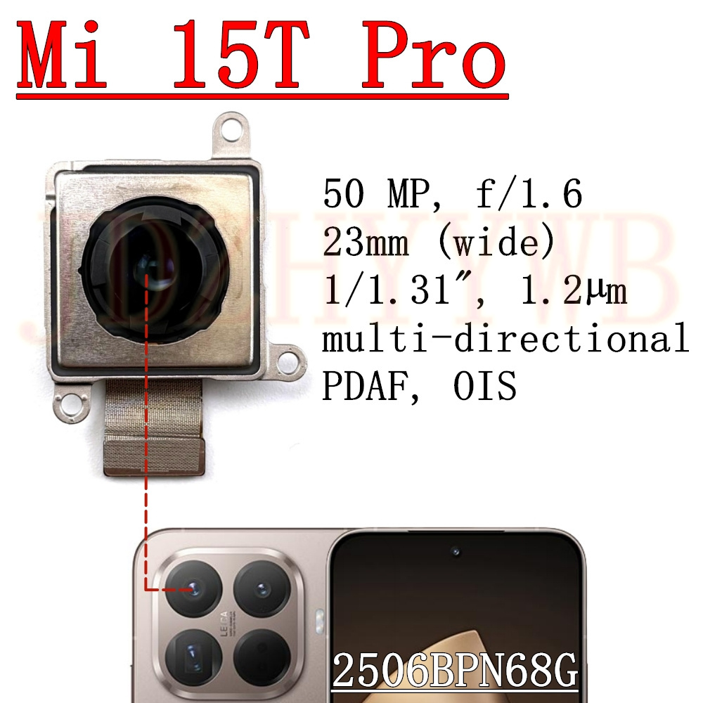 กล้องหลังแบบมองด้านหน้าสำหรับ  - Photography Kit Xiaomi 15T Pro บทวิจารณ์และราคา
