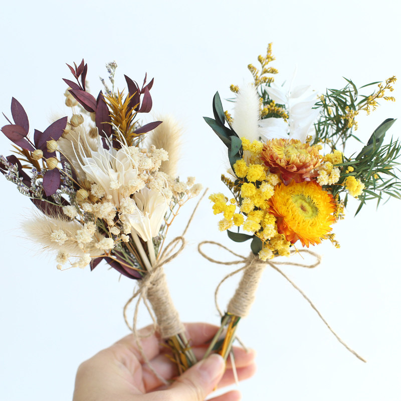ช่อดอกไม้แห้งธรรมชาติขนาดเล็ก  - Photography Wedding บทวิจารณ์และราคา