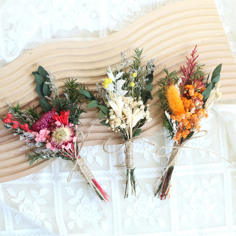 ช่อดอกไม้แห้งธรรมชาติขนาดเล็ก  - Photography Wedding บทวิจารณ์และราคา