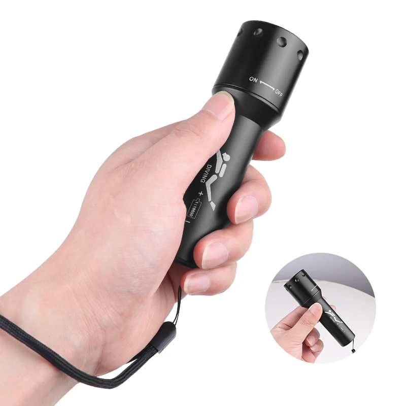 ไฟฉายดำน้ำ LED รุ่นใหม่ T6 ระย - Photography Bulb บทวิจารณ์และราคา