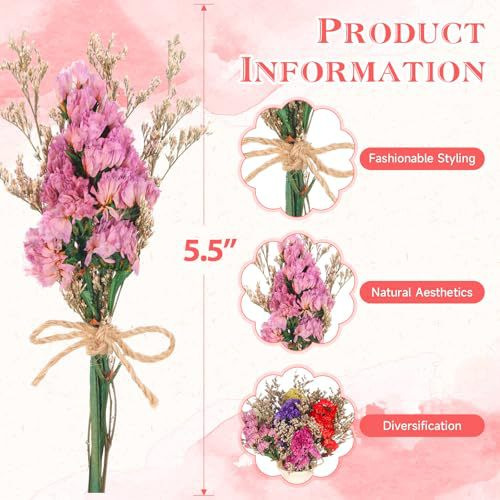 ช่อดอกไม้แห้งขนาดเล็ก ธรรมชาติ - Photography Wedding บทวิจารณ์และราคา